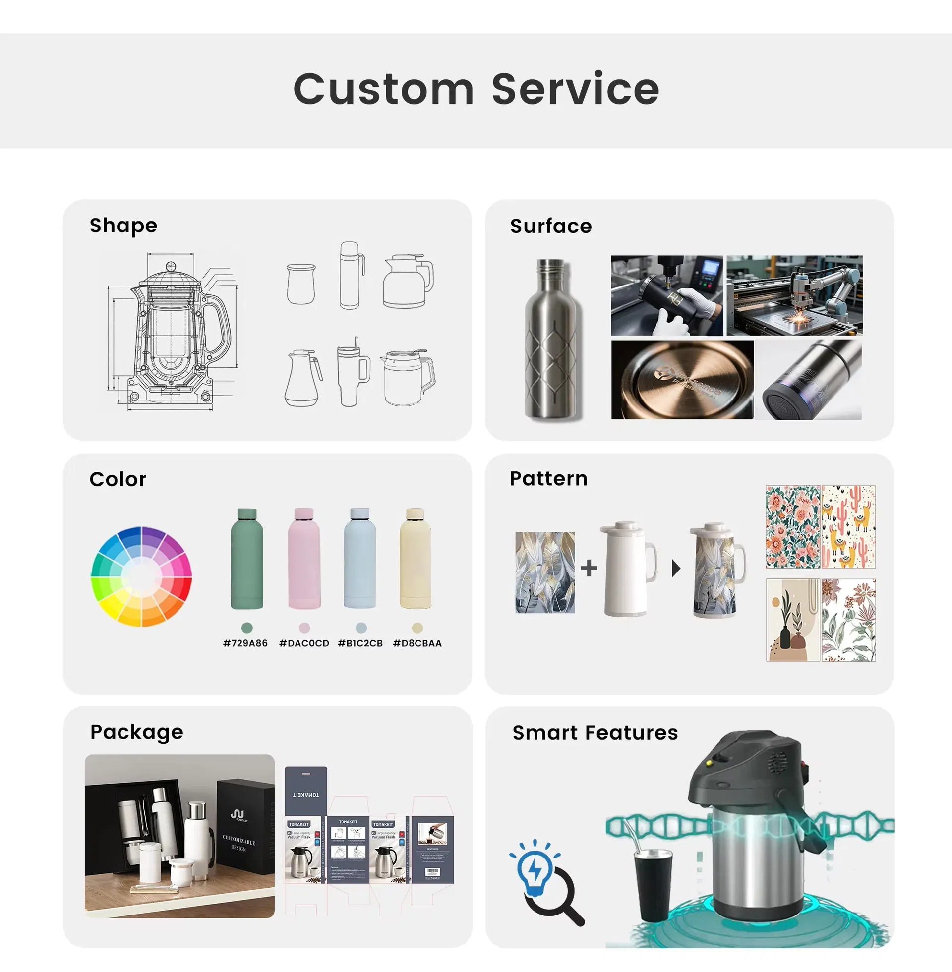 Vacuum Flask Display 10