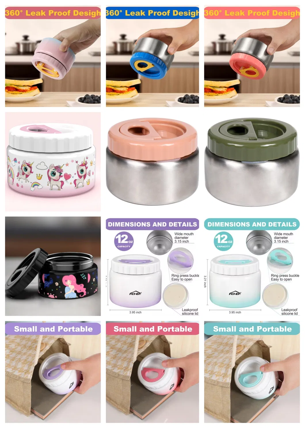 Vacuum Insulated Food Jar