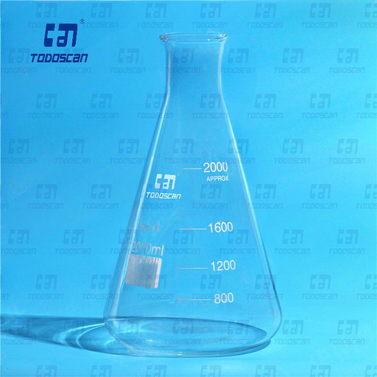 Wide Mouth 50ml 100ml 250ml 500ml 1000ml 2000ml Erlenmeyer Conical Flask