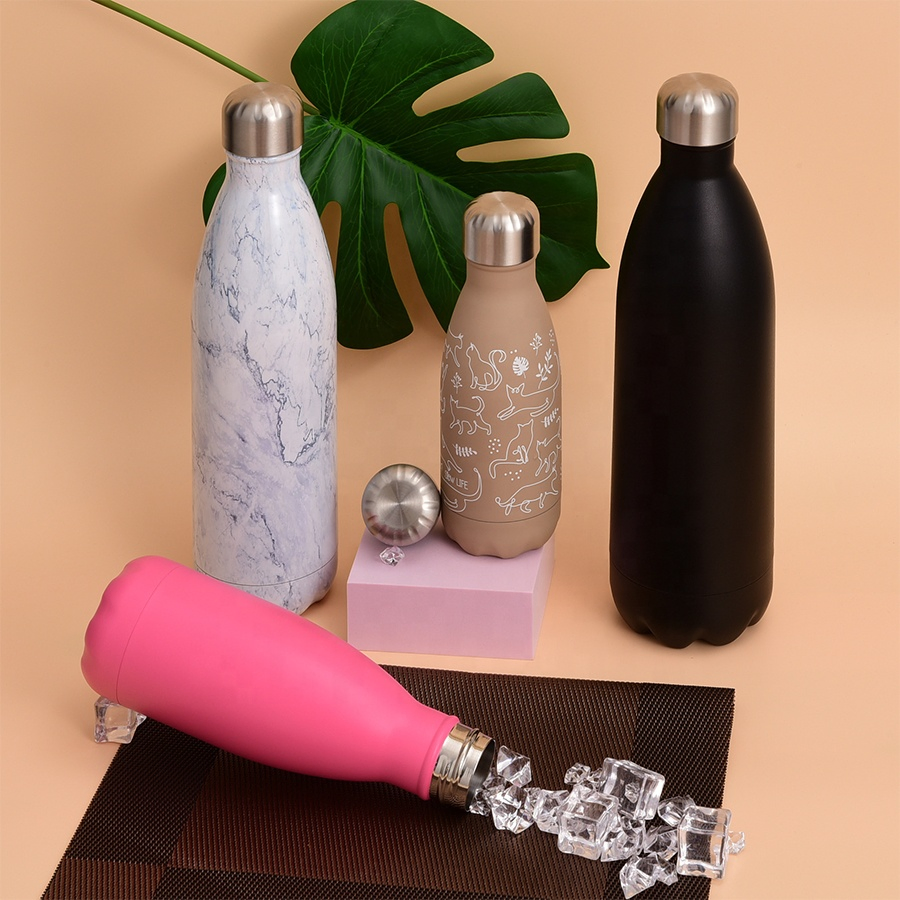 Water Bottles Outdoor Big vacuum Cheap High Quality Double Wall Warmer Insulated Flask