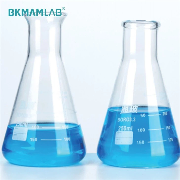 Triangle Flask Straight-Necked Conical Graduated Beaker with Narrow/Wide Mouth 50-1000ml Available