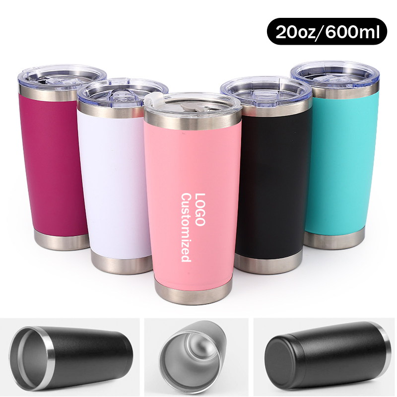 Metal Insulated Keep Cold Party Use Personal Logo Gift Leak-Proof Travel Tumbler