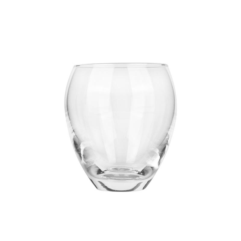 Wholesale Coffee Vaso De Vidrio 350ml 7oz Coffee Short Vasija De crystal Crystal Clear Double Wall Glass Cup Tumbler for Water Beverage Spirits Wine