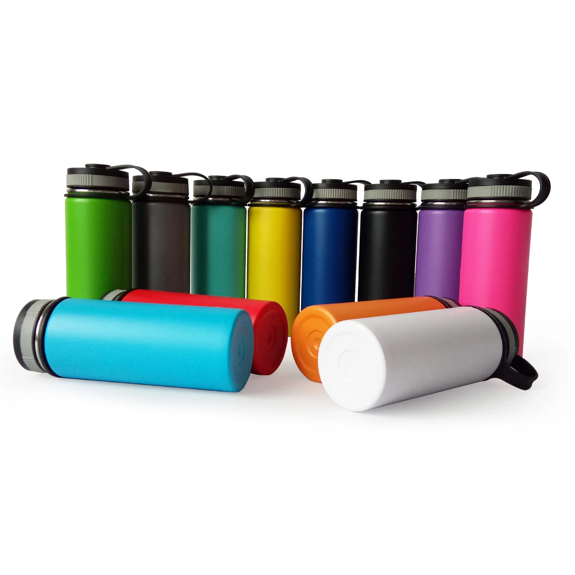 18oz 36oz 64oz 40oz 10oz 12oz 14oz 16oz Hydro Flask Bottle Insulated Stainless Steel Water Bottle Wide Mouth Bottle Flip Lid Straw Lid