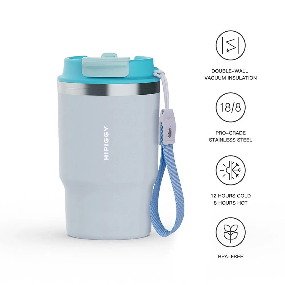 Premium Stainless Steel Coffee Tumbler - BPA Free Travel Mug 16oz