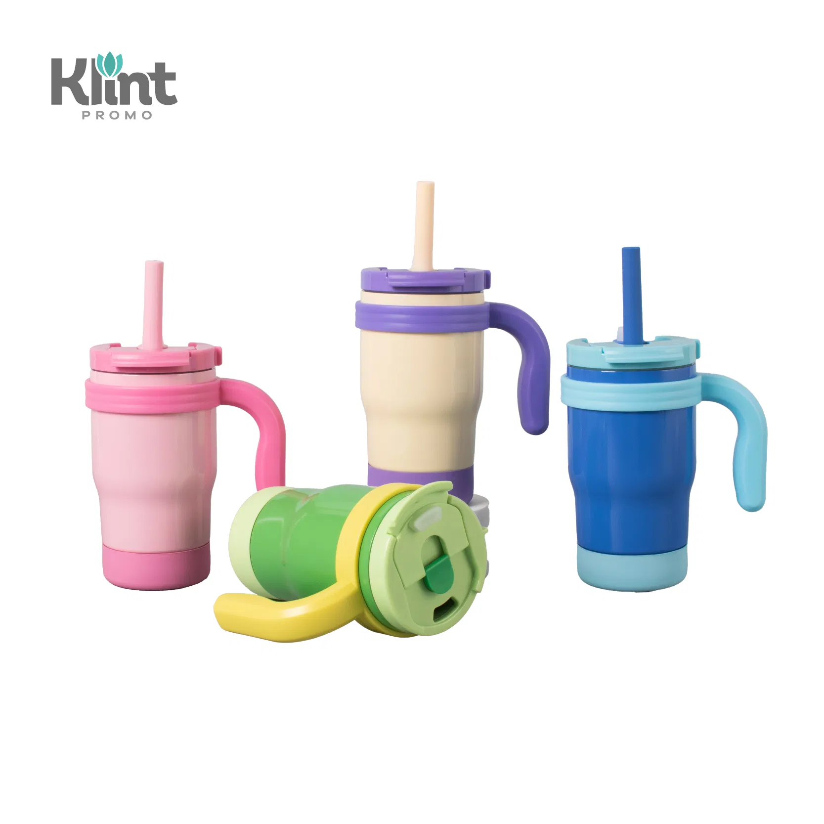 KS1324 420ml Stainless Steel Insulated Thermos Water Bottle with Retractable Straw for Kids