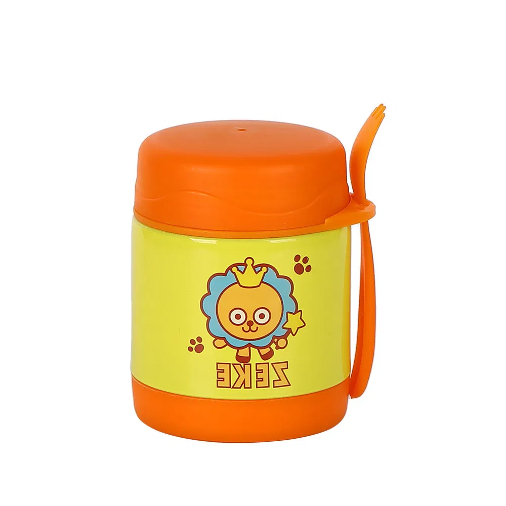 Stainless Steel Thermal Insulation Lunch Flask Food Warmer Vacuum Lunch Box Container