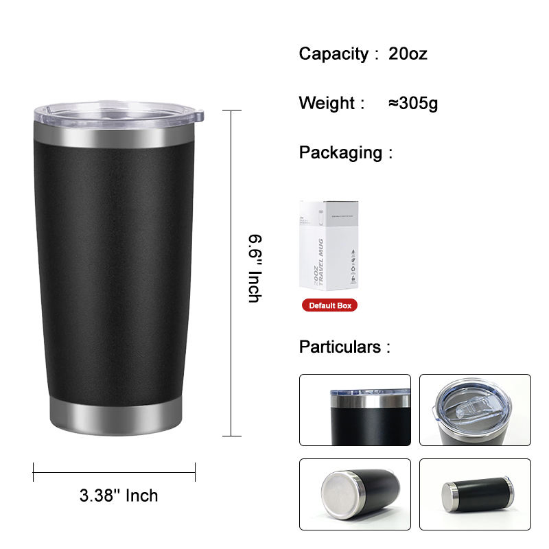 Custom Logo Factory Wholesale Promotional 20oz Stainless Steel Travel Mugs