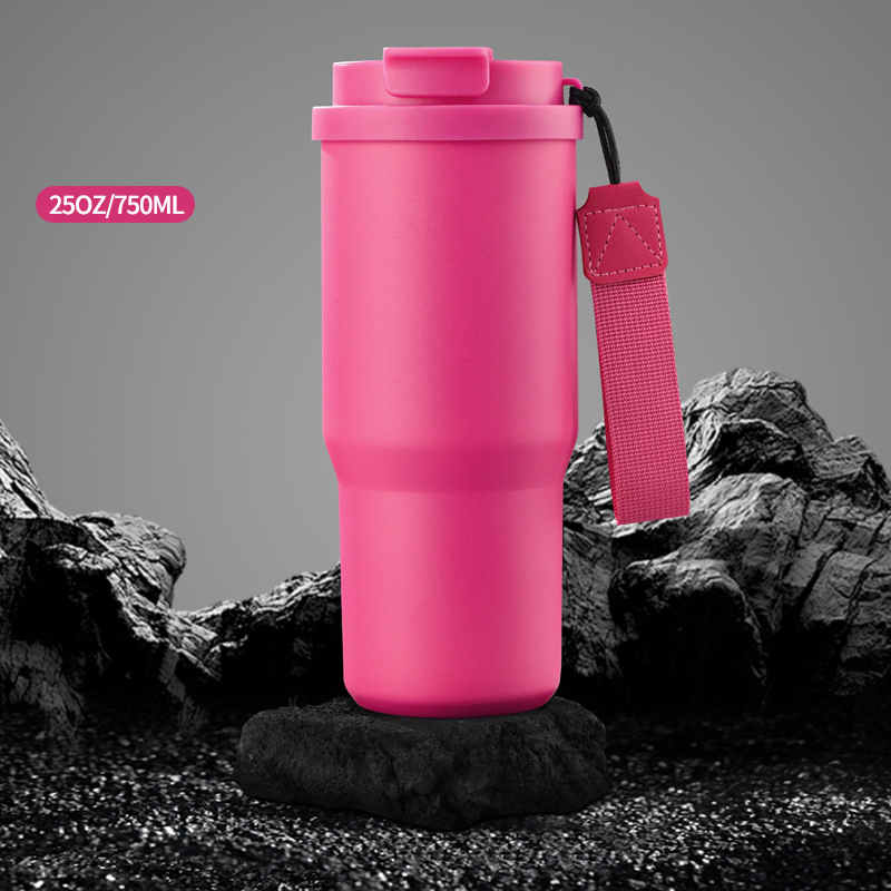 Business Gift Wholesale 24oz Food Grade Straw Tea Infuser Coffee Tumbler