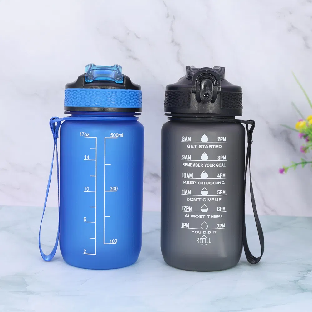 32oz 1000ml matte color plastic straw sports drinking water bottle bpa free dishwasher safe with lanyard for fitness