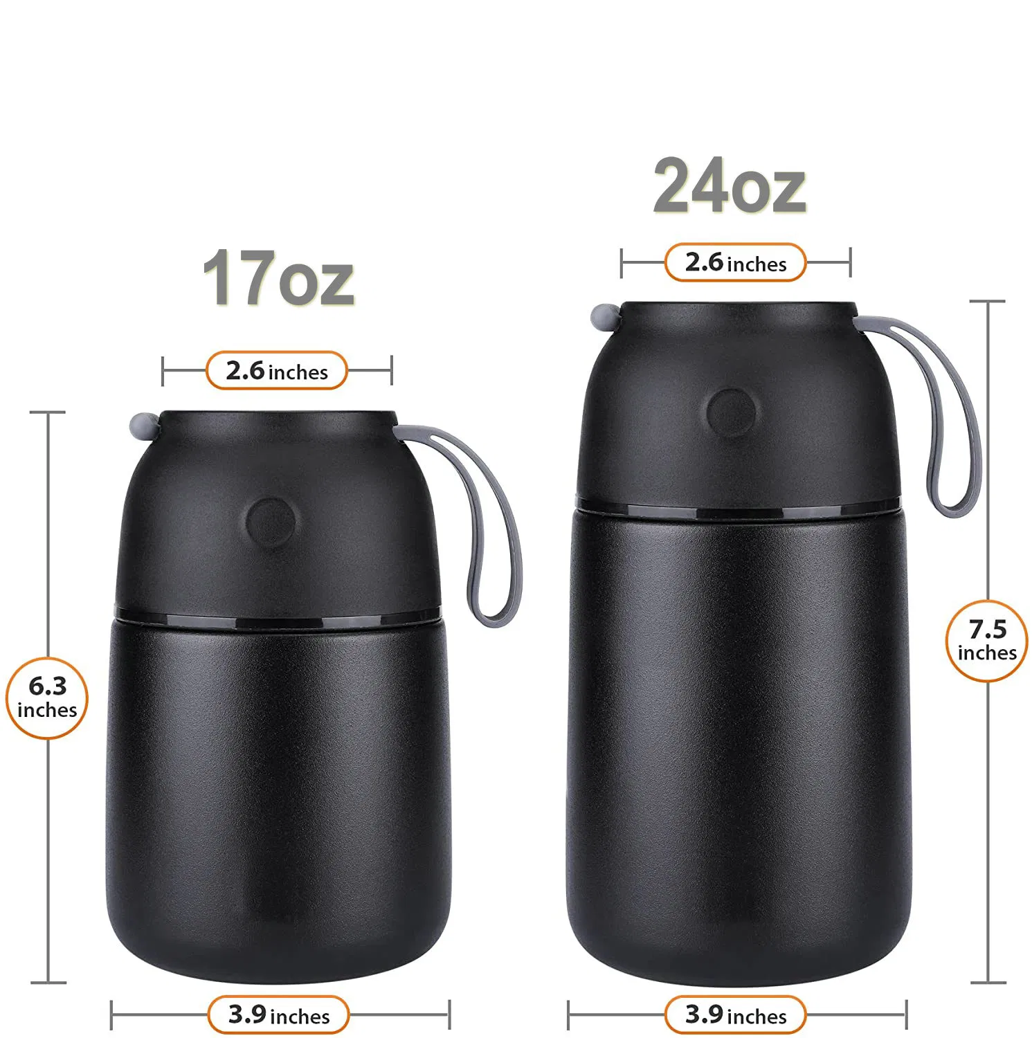 Stainless Steel Container Thermal Leakproof Soup Vacuum Food Jar for Hot Food