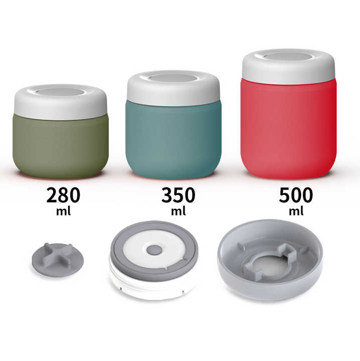 Wholesale Wide Mouth Thermal Vacuum Insulated Food Jar 304 Stainless Steel Lunch Storage Soup Container for School Office