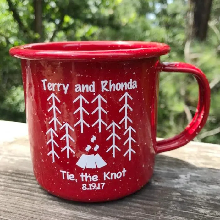 Enamel Coffee Mug Details