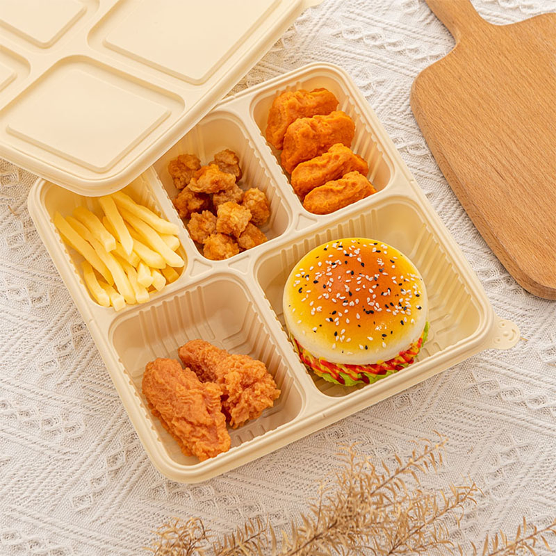 Leakproof Biodegradable Food Containers Microwave-Safe Option