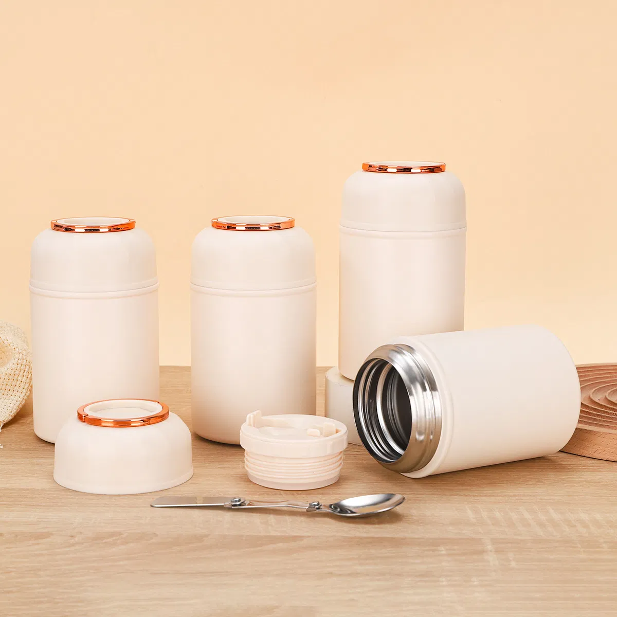 500ml BPA Free Wide Mouth Double Wall Stainless Steel Vacuum Insulated Lunch Food Jar Container