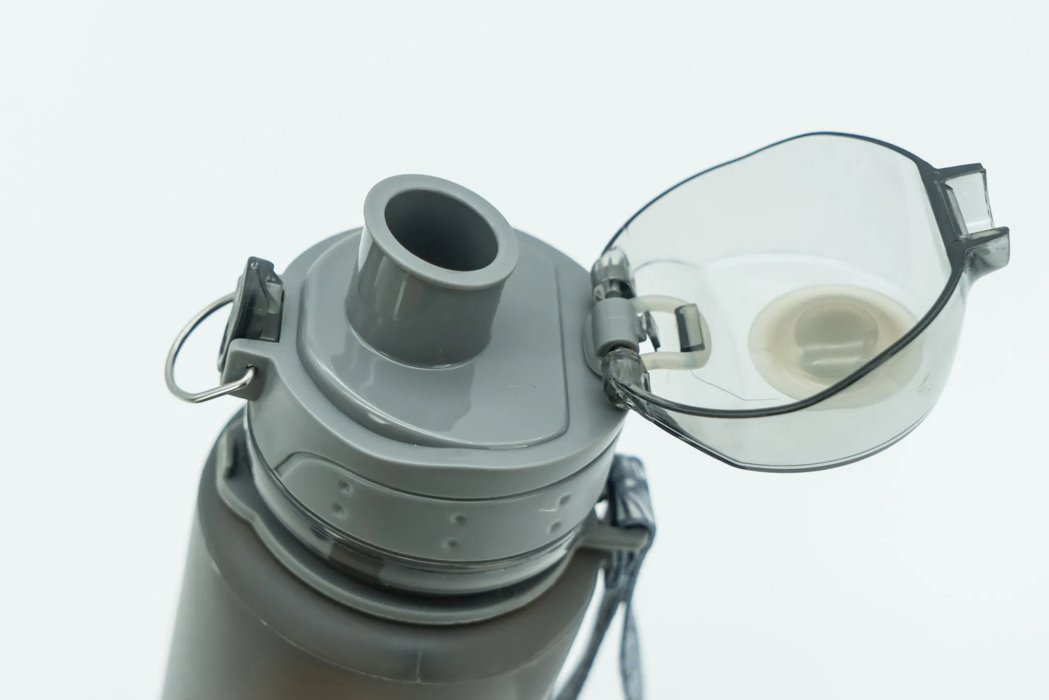 17oz Collapsible Silibott Silcone Travel Flexible Water Sports Bottle  Plastic Water Bottle