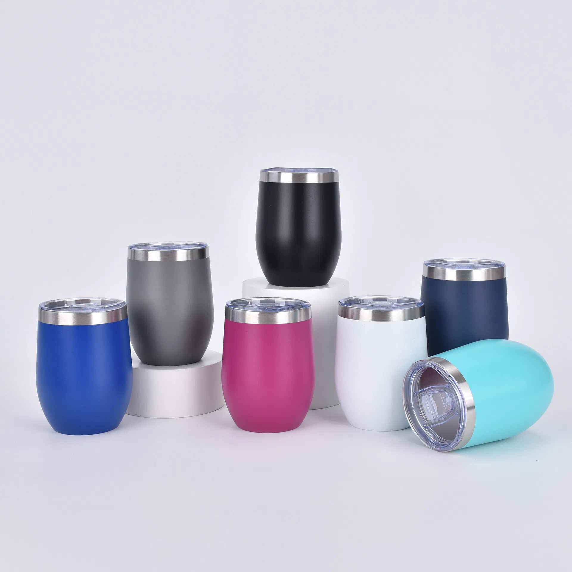 Hot Selling New Product 350ml Stainless Steel Travel Mug, with Plastic Lid