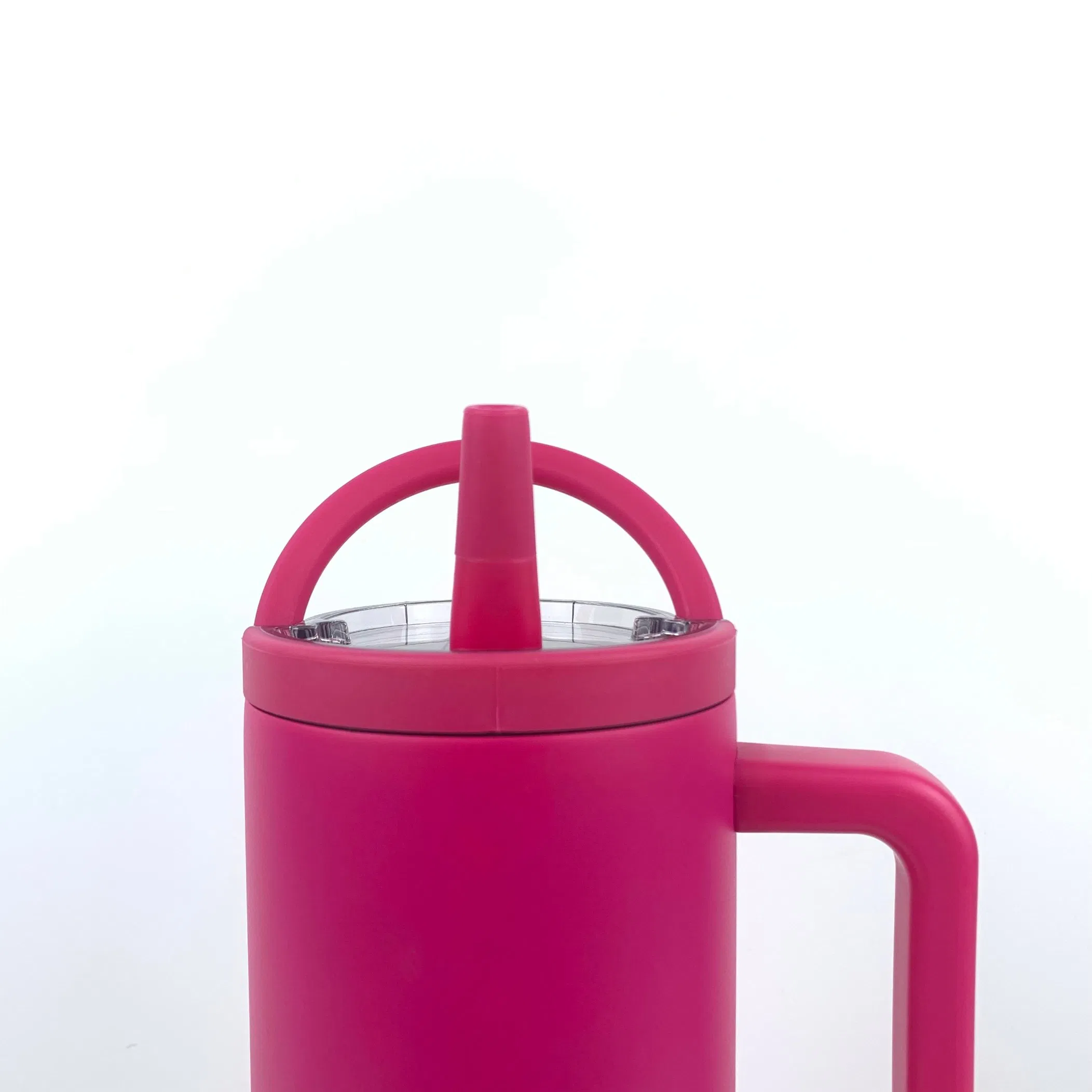 Self Patented Double Wall Stainless Steel Vacuum Tumbler Custom Insulation Thermal Flask with Handle