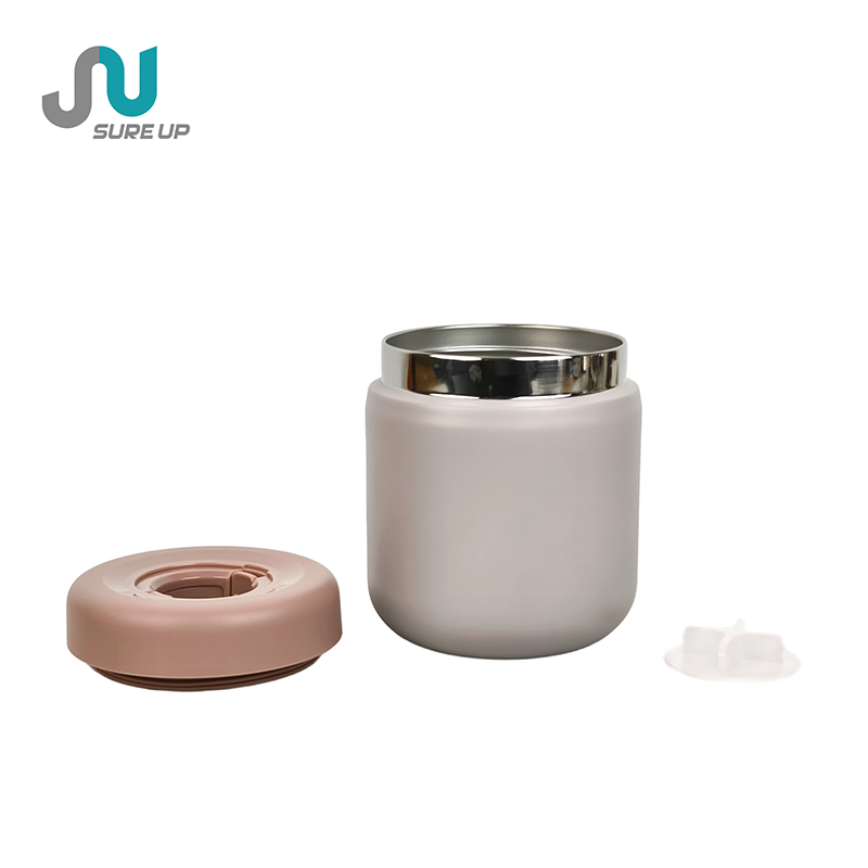 Custom Leak Proof Thermal Food Jar Container Insulated Bento Lunch Box Stainless Steel Food Containers with a Lid for Kids Adult