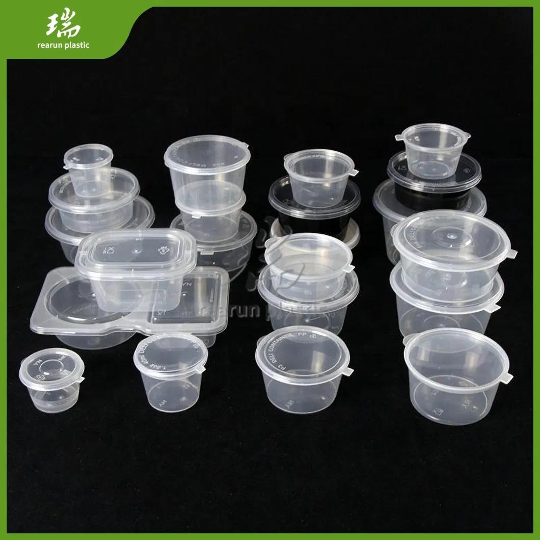Airtight Leakproof Reusable Safe Stackable Clear Durable Large Plastic Food Container
