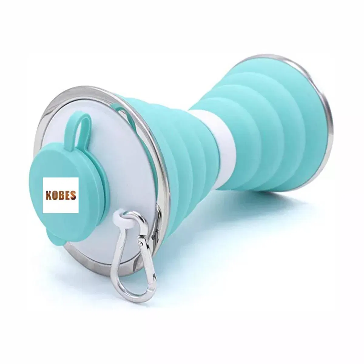 Eco Friendly 500ml Portable Travel Folding Sports Foldable Collapsible Silicone Water Bottle