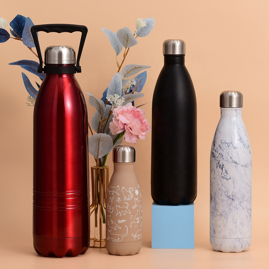 Water Bottles Outdoor Big vacuum Cheap High Quality Double Wall Warmer Insulated Flask