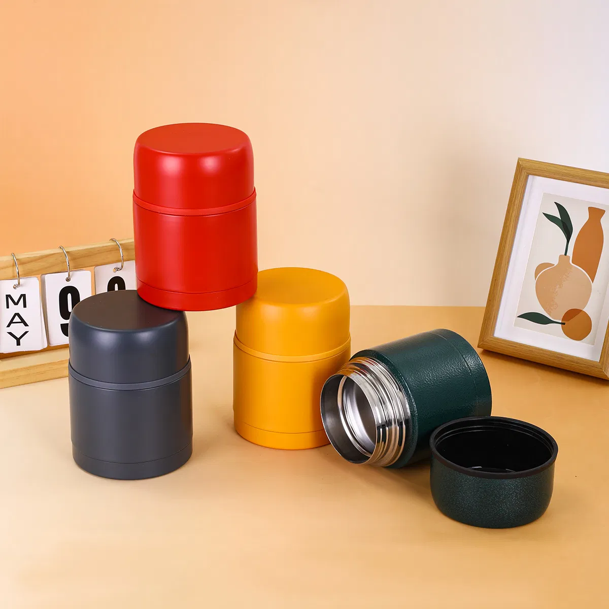 Premium Stainless Steel Insulated Food Jar 1000ml for Work Hilking Camping