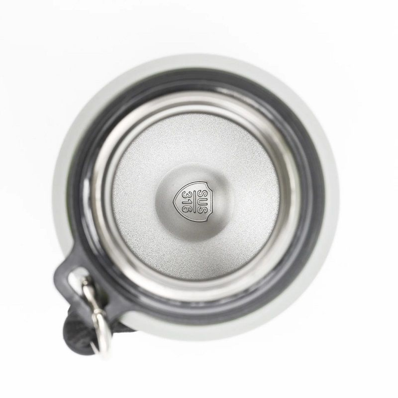 650ml Big Food Grade Stainless Steel Vacuum Sport Thermos Water Bottle Outdoor Travel Flask with Grip Rope