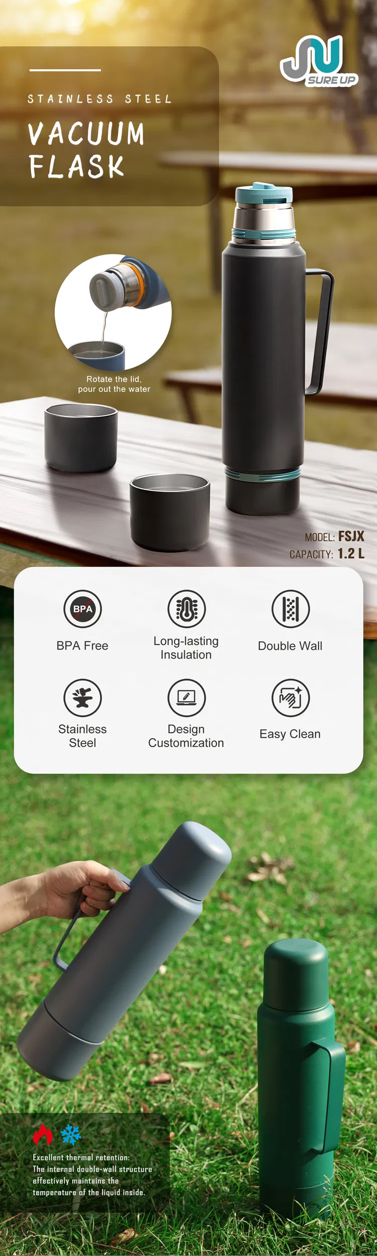 Vacuum Flask Feature 1