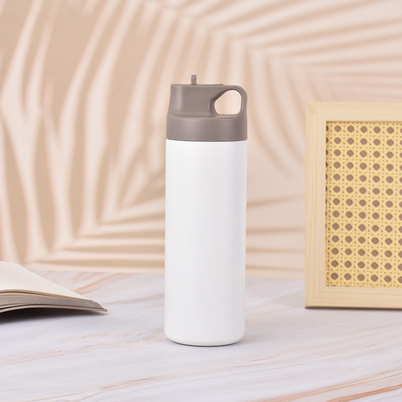 304 Stainless Steel Vacuum Thermal Flask with Straw