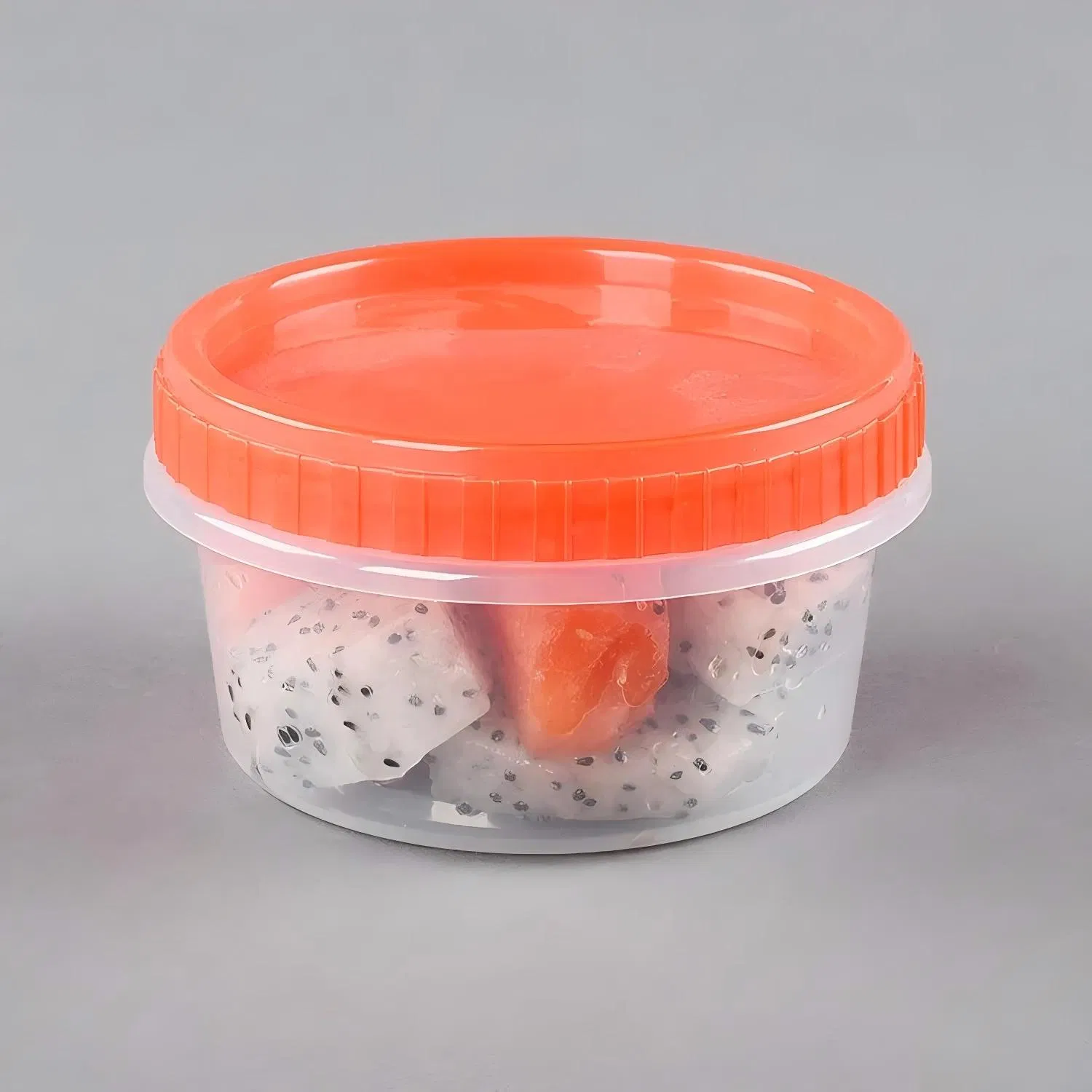 Color Leakproof and Airtight Stackable PP Plastic Food Storage Container with Screw Lid for Takeaway