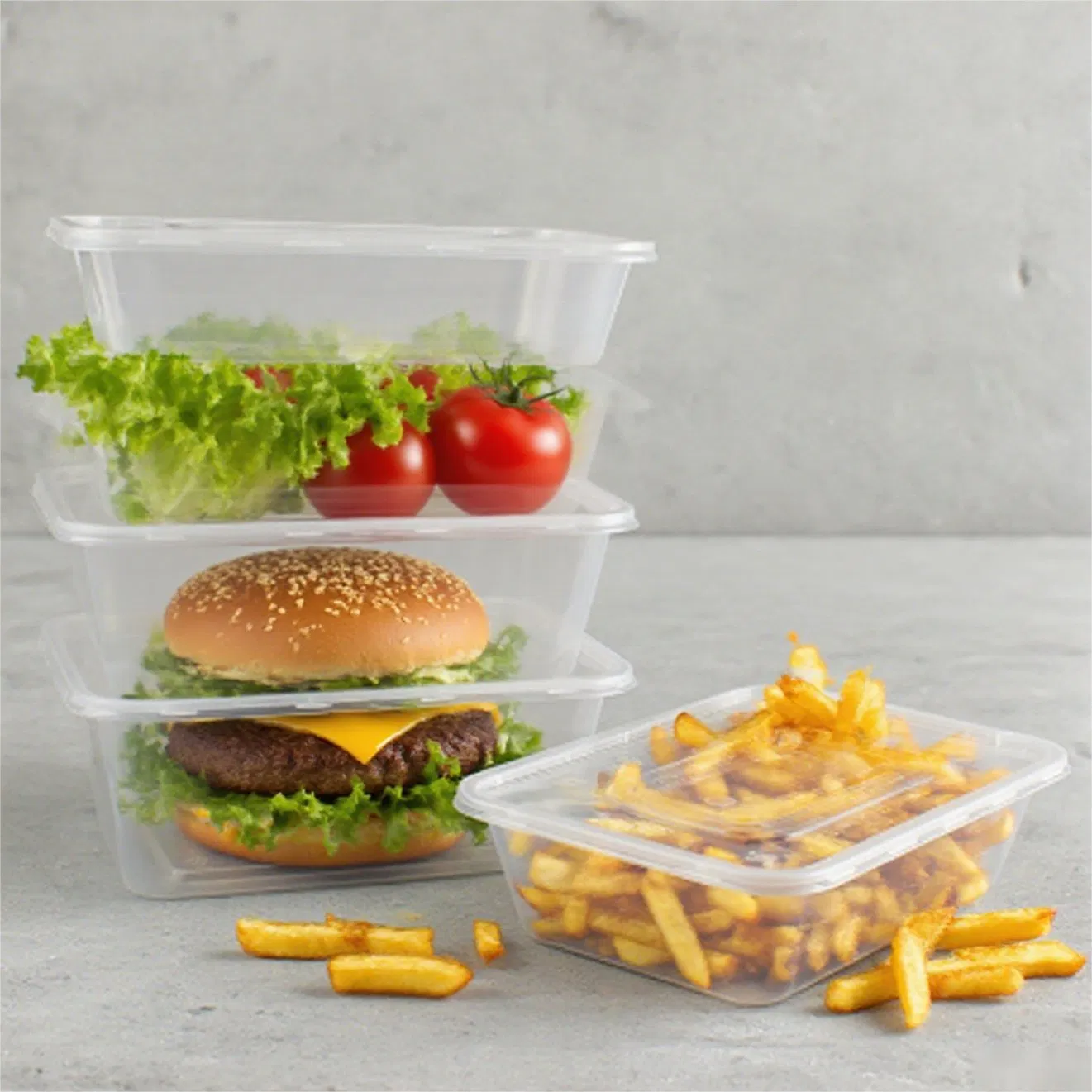 Multi-Specification Sealed Container – Safe for Food Takeaway, Leakproof &amp; Preserves Freshness