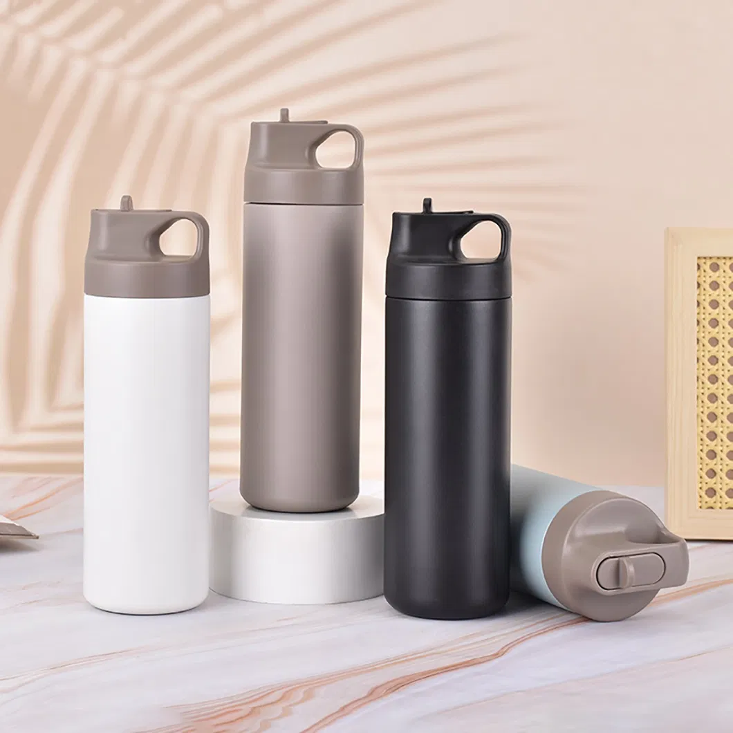Thermal Flask with Straw