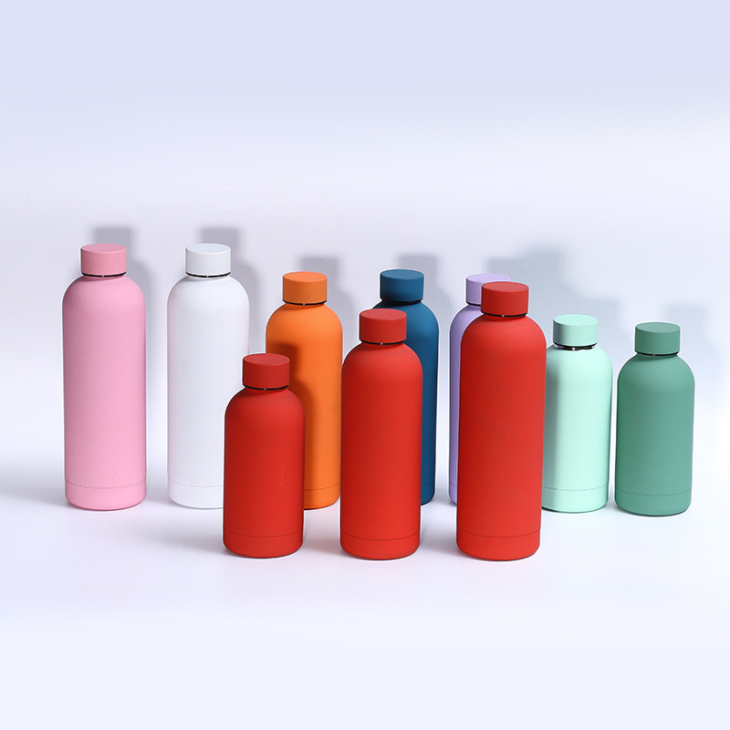 Customized Portable Student Outdoor Sports Stainless Steel Hot Thermal Small Mouth Water Bottle Thermo Vacuum Flask