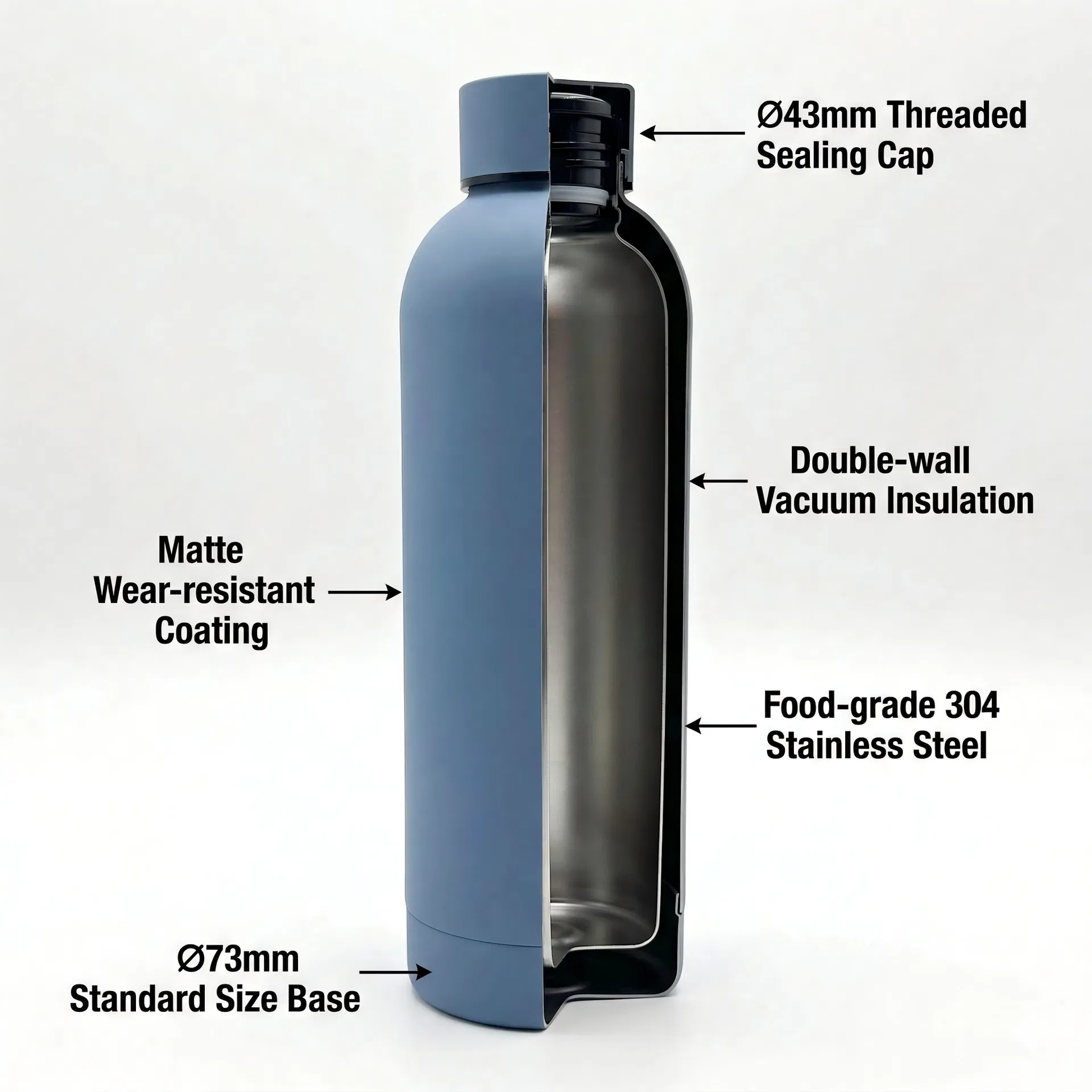 Vacuum Insulated Bottle Feature 3
