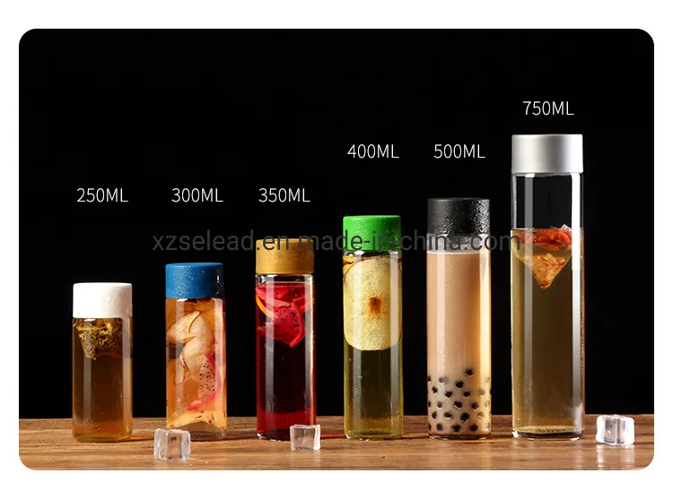 Voss Shape Glass Bottle