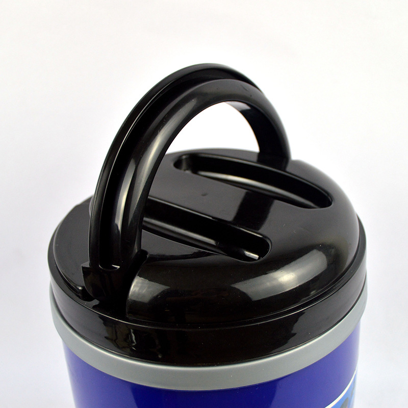 Big Capacity Double Walls Pot Traditional Insulation Thermal Stainless Steel Tiffin Lunch Box Plastic Food Container