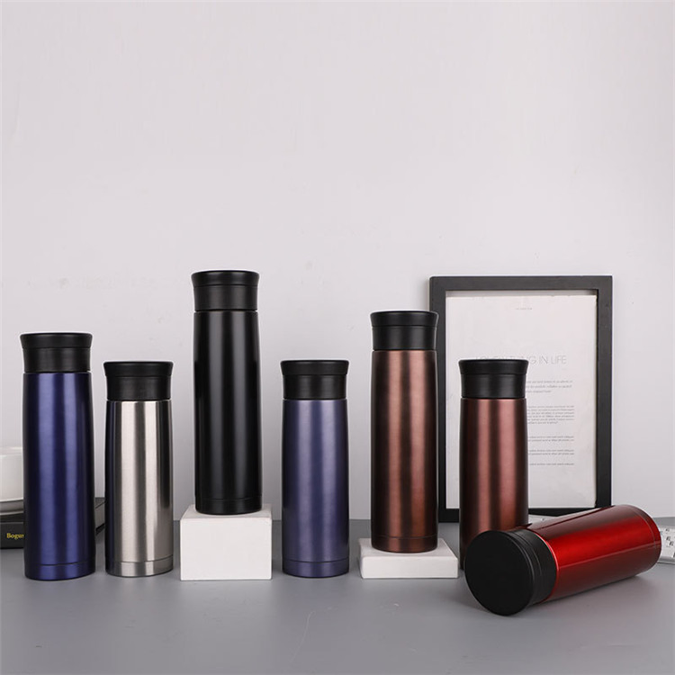Wide Mouth Water Bottle Double Wall Stainless Steel Vacuum Flask