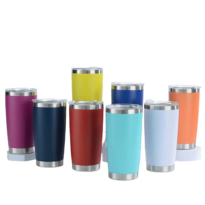 Wholesale Custom 20oz Stainless Steel Double Wall Vacuum Vasos Tumbler Personalized Travel Cup Tumbler Thermal Coffee Mug with Lid
