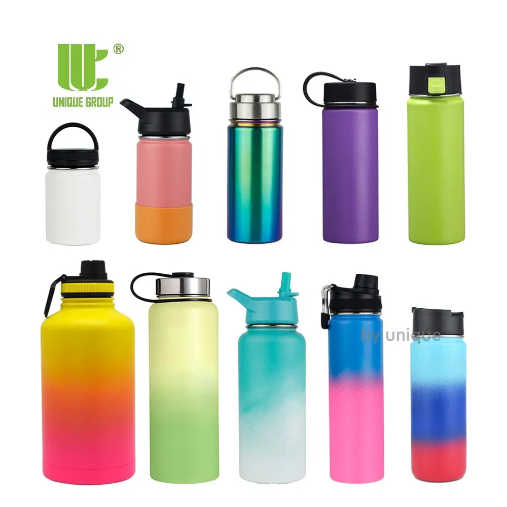Double Wall Stainless Steel Thermal Insulated Vacuum Flask Metal Cup for Hiking Travel Outdoor Gym School Cycling Yoga