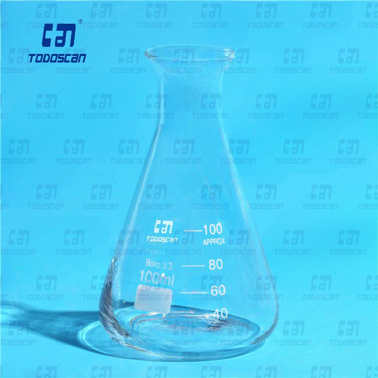 Wide Mouth 50ml 100ml 250ml 500ml 1000ml 2000ml Erlenmeyer Conical Flask