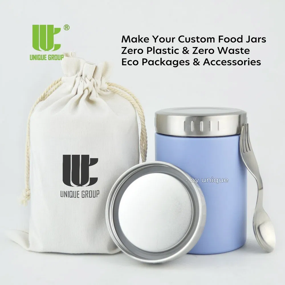 350ml 500ml 100% Stainless Steel Vacuum Insulated Hot Food Thermos Soup Jar