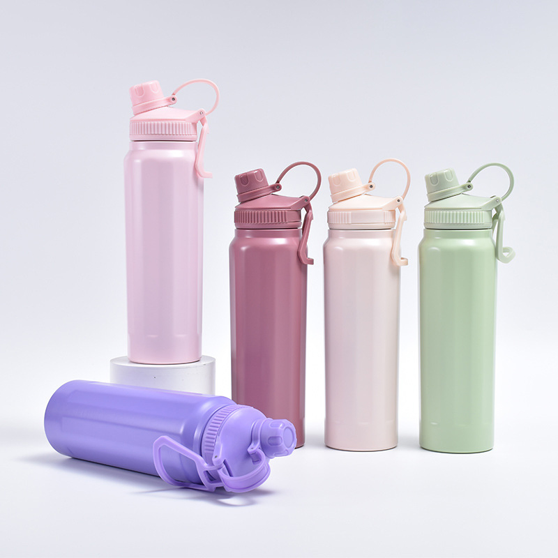 304 Stainless Steel Large Capacity Hand-Held Water Tumbler Insulated Cup Outdoor Sports