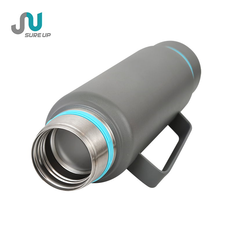 Sure up Classic Eco-Friendly Insulated Stainless Steel Wide Mouth Vacuum Flask Thermos Leakproof PC Cup Lid 12-24 Hours Thermal