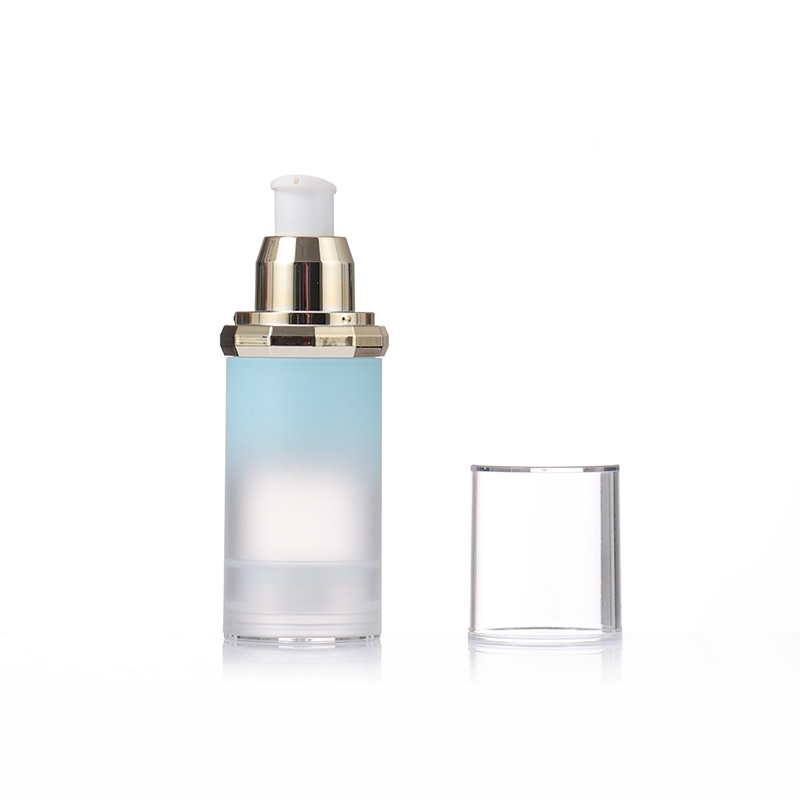 80ml 100ml 120ml Empty Black Acrylic Travel Portable Moisturizer Spray Cream Serum Vacuum Container Airless Lotion Pump Bottle