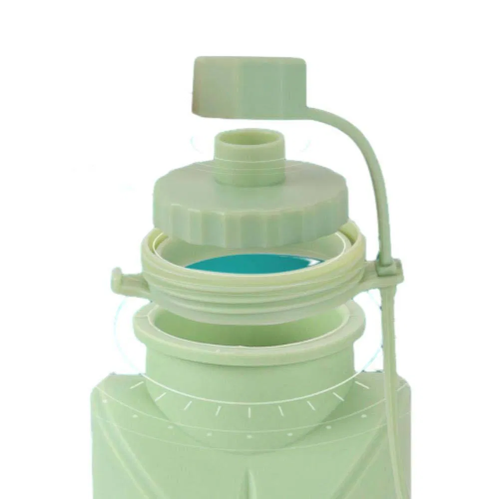 Collapsible Silicone Travel Kettle Foldable Hot Water Bottle Leakproof Portable Cup Camping Hiking