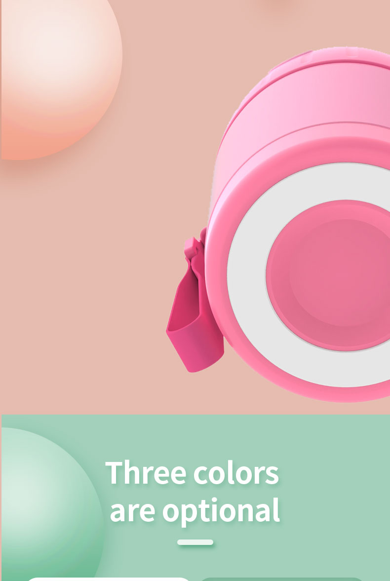 Aohea Obm ODM Vacuum Insulated Food Jar Wide Mouth 24 Oz Soup with Folding Spoon Lunch Containers for Kids &amp; Adults Leak Proof Stainless Steel for Hot Food Keep