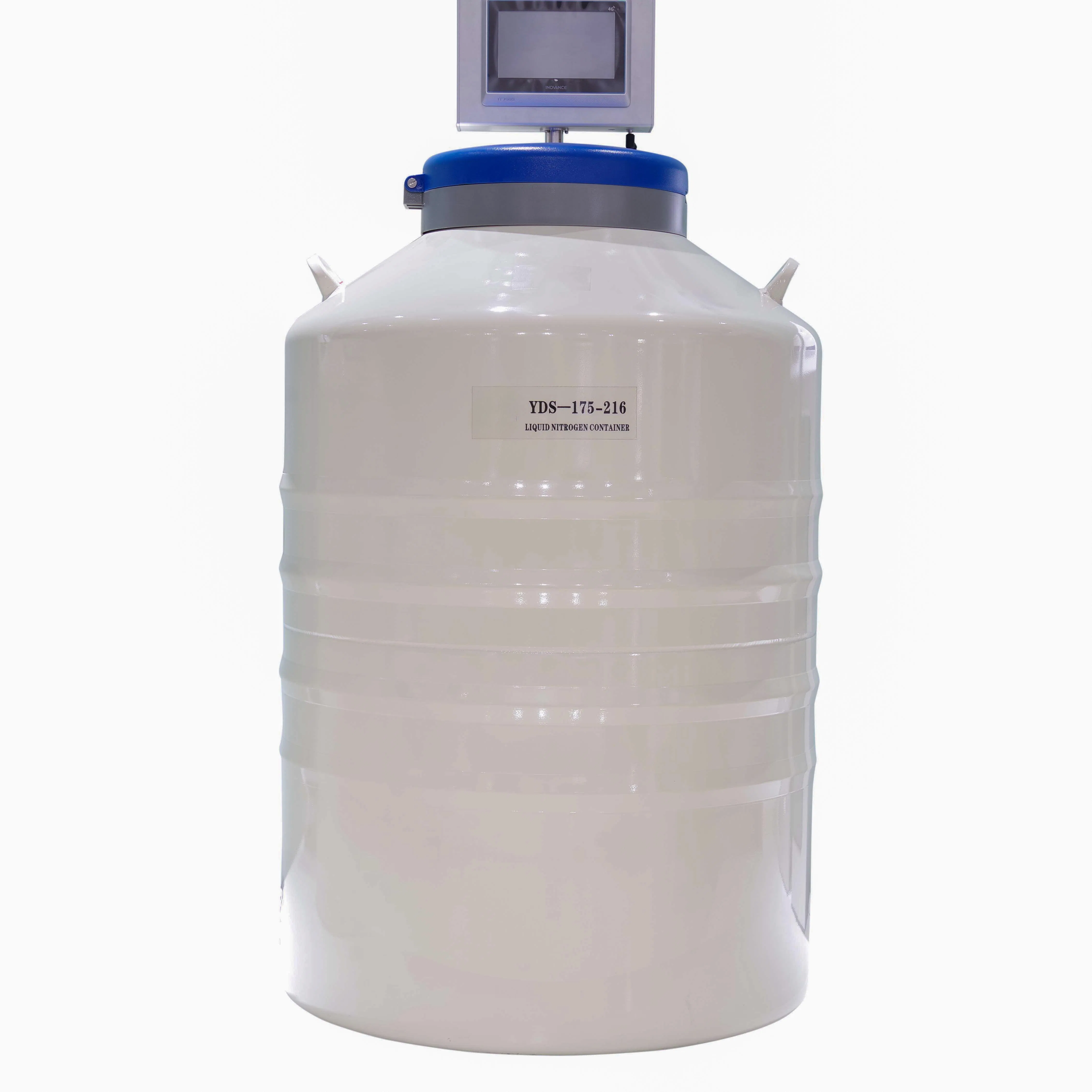 216mm Wide Mouth Liquid Nitrogen Cylinder 65L-175L Auto-Pressure Relief Low Evaporation Safe for Lab/Clinic Use Dewar Flask