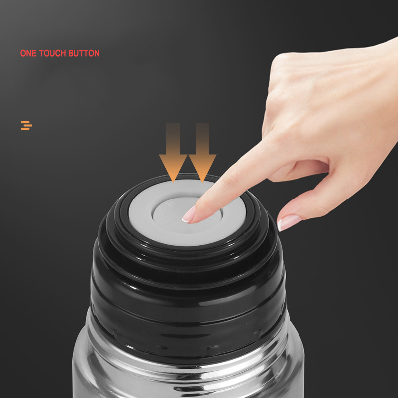 Stainless Steel Gift Vacuum Water Bottle 750ml 1000ml Double Wall Insulated Customized Thermal Flask for Gifts