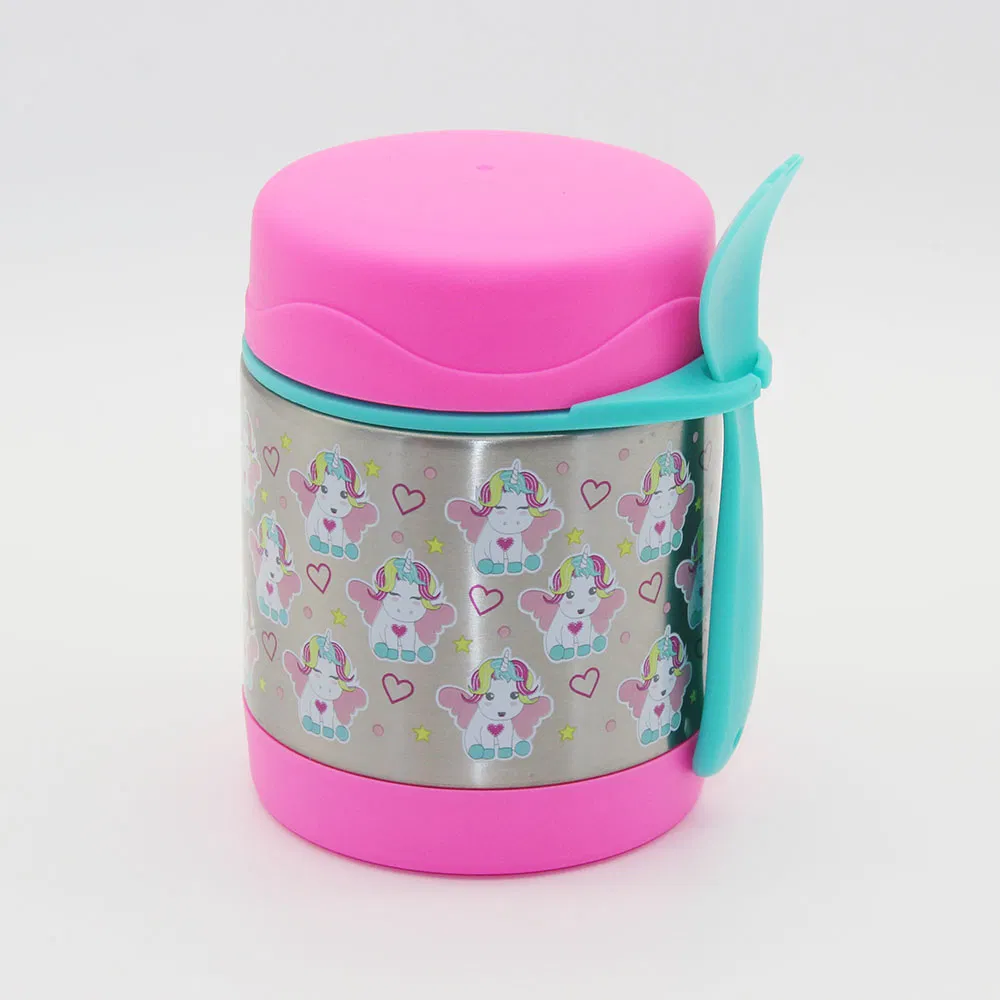 Stainless Steel Thermal Insulation Lunch Flask Food Warmer Vacuum Lunch Box Container